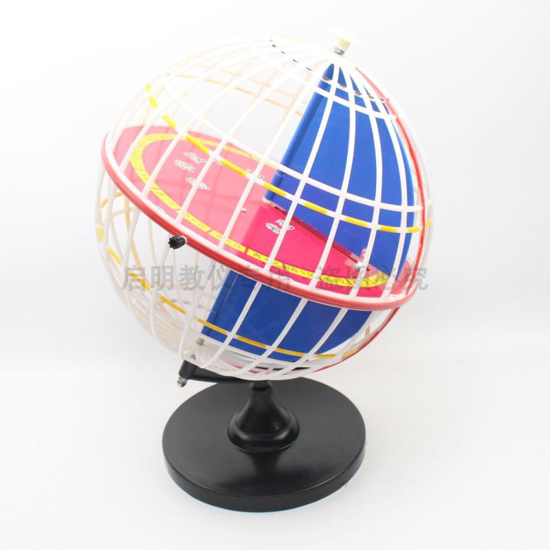 34009经纬度模型320mm经纬仪中学地理教学用模型小学自然用教具
