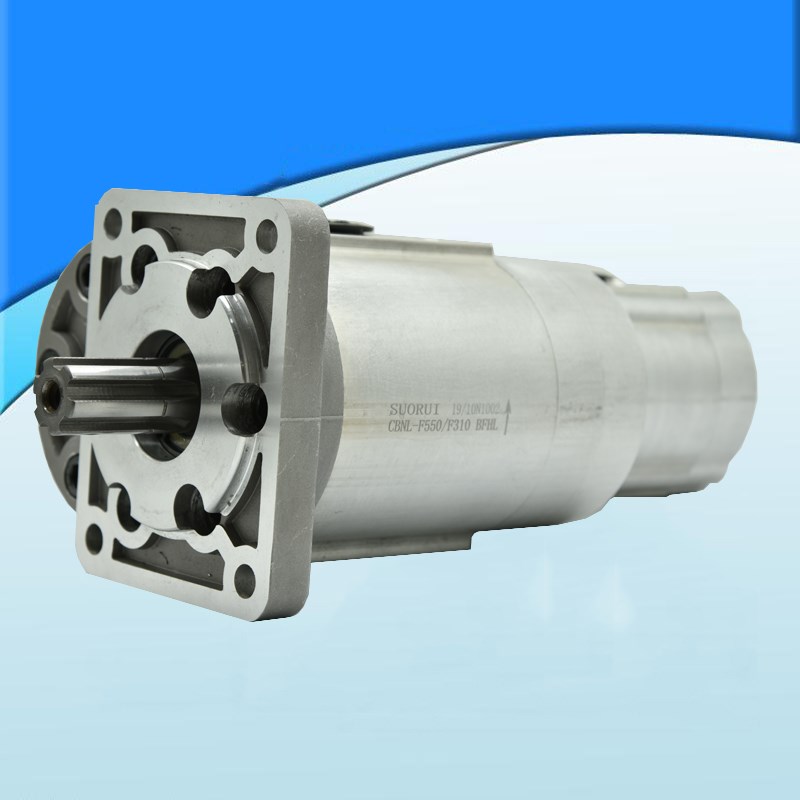 液压双联齿轮泵CBNL-F5550/F310-BFHL液压齿轮泵环卫车配件压缩机