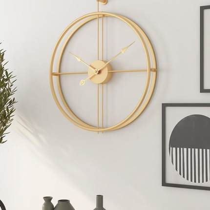 简约挂钟西班牙钟表北欧创意客厅挂钟欧式wallclock吉凤装饰时钟