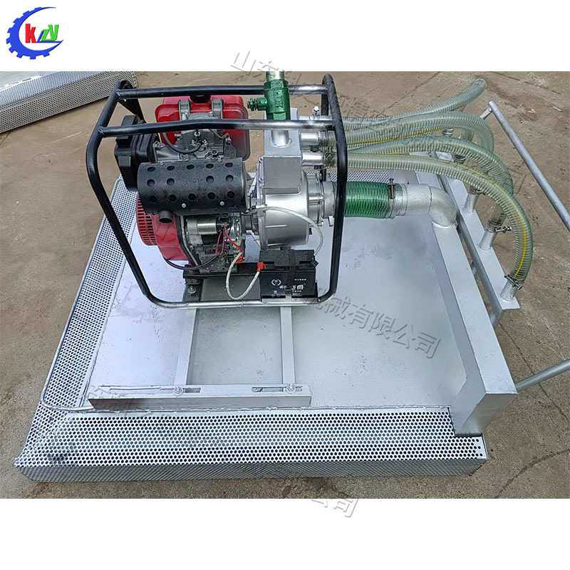 浮筒鸭嘴式挖藕工具 船载往复水枪式挖藕设备 小型自走式挖藕机