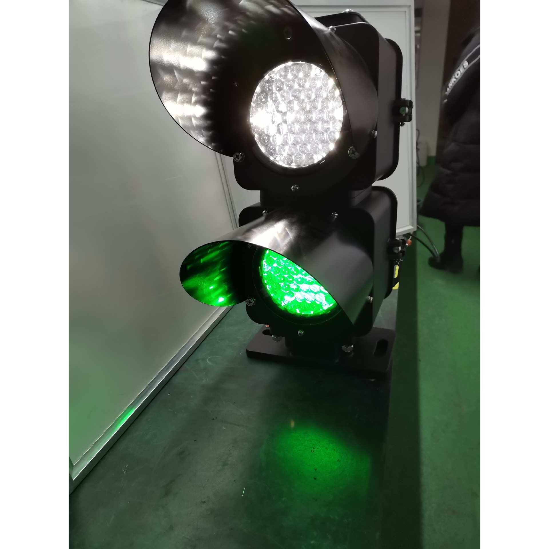 矮型二显示LED组合式铝合金信号机铁路信号机构兼容铸铁灯泡机构