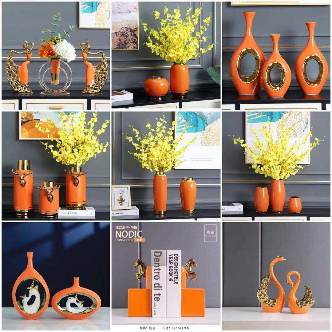 欧式陶瓷花瓶摆件客厅玄关电视柜干花插花北欧餐桌家居装饰品,自行车/骑行装备/零配件,更多零件/配件,淘宝优惠券,粉丝福利购,淘宝优惠卷