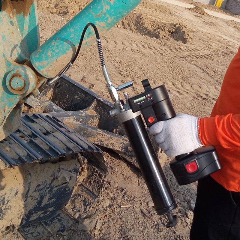 格瑞特24V高压数显电动黄油枪LG2400便携自动排气带锂电电池