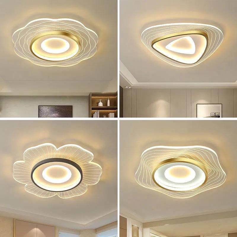 主卧室灯吸顶灯现代简约个性创意温馨2024年新款房间led灯具家用