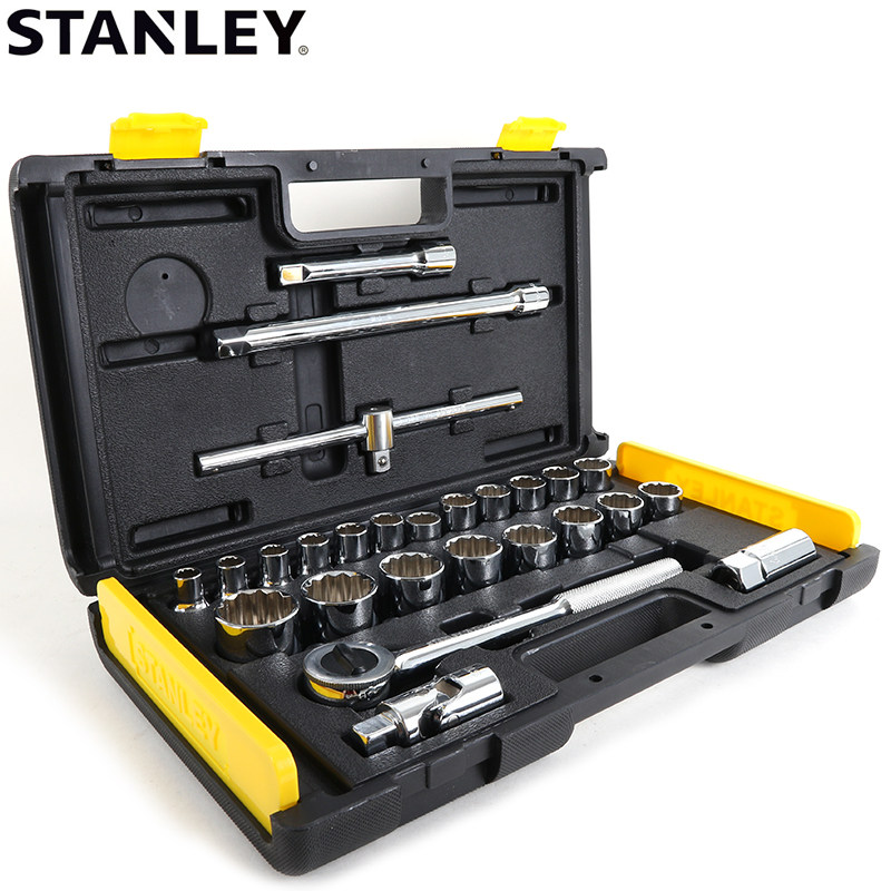 史丹利工具SD 26件套125mm系列12角公制套筒组套套装8647722