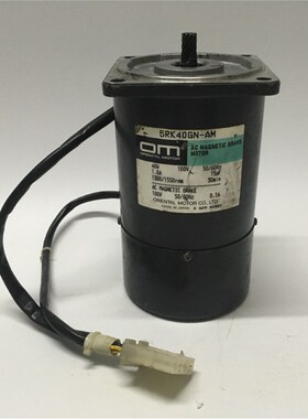 原装正品OM日本东方马达5RK40GN-AM齿轮减速电机40W100V刹车电机