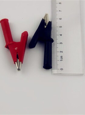 10MM护套夹 开口10MM 全铜 总长55MM 8A电流 2KV 4MM插孔