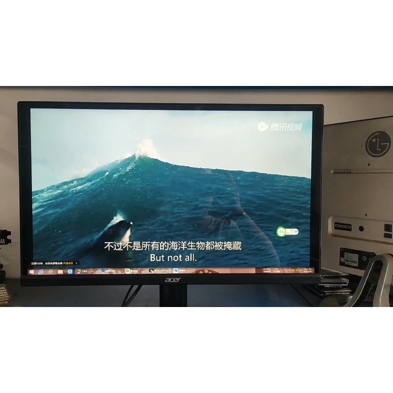 原装宏基22寸镜面屏无框窄边护眼广视角IPS面板高清LED液