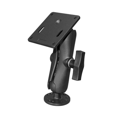 工业触摸屏壁挂式球头支架1.5英寸球头工控机VESA孔位车载支架