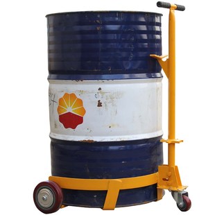 鼎欣油桶搬运车低位平移化工桶DC500手推车简易平地转运