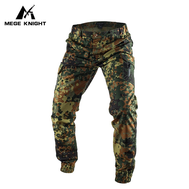 MEGE德国斑点迷彩战术长裤特训裤德军军迷裤户外工装裤男耐磨训练