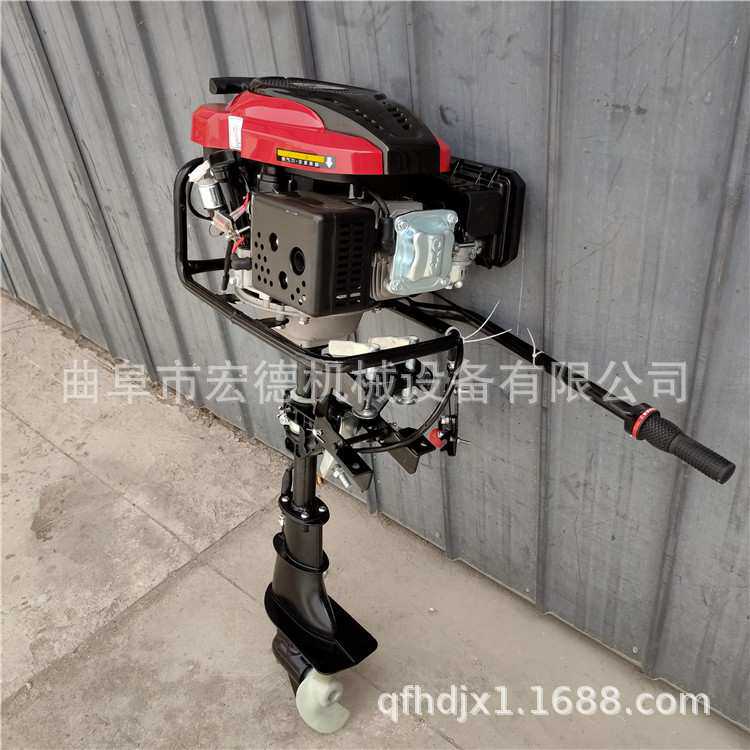 皮划艇螺旋挂桨机 小型渔船推进器 汽油大马力舷外机