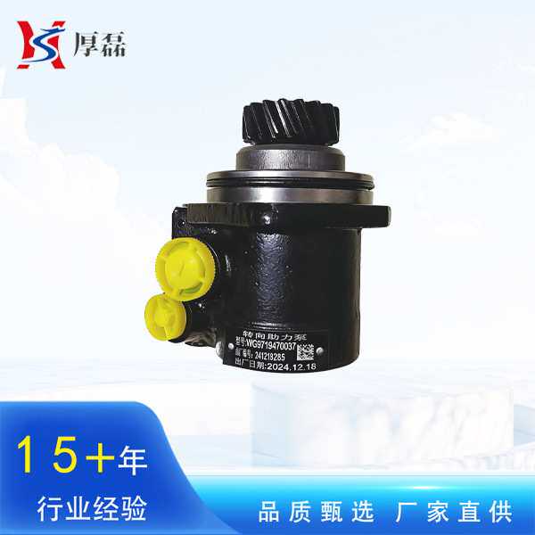 重汽斯太尔王HOWO豪沃转向齿轮泵WG9719470037转向助力泵液压泵