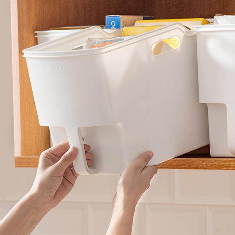 厨房橱柜收纳盒带把手杂物筐日式家用吊柜储物盒多功能顶柜整理道,收纳整理,烫衣板及配件,淘宝优惠券,粉丝福利购,淘宝优惠卷