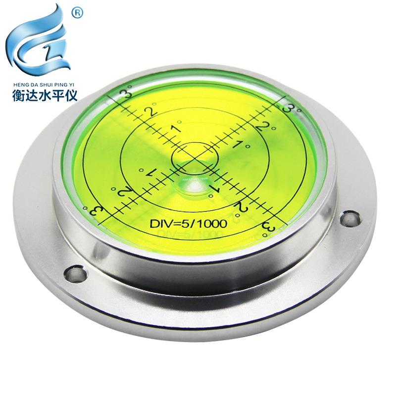 吊车水平仪带保护盖水准仪钻井机水平气泡泵车水准泡打桩机水平表