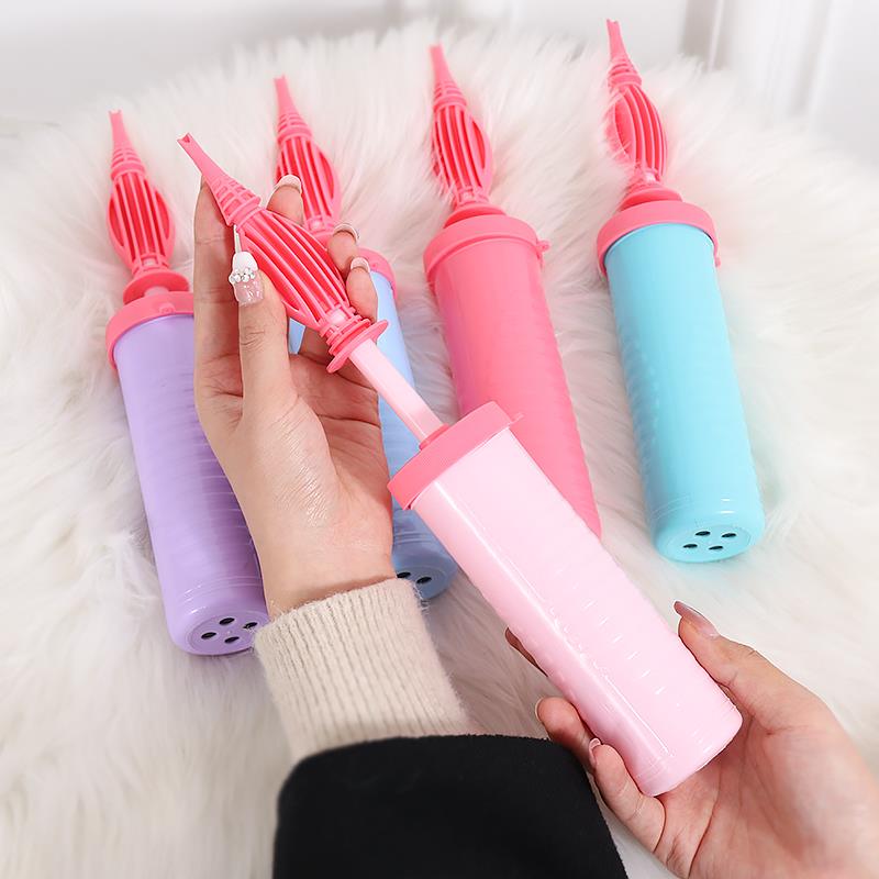 大号气球手推式打气筒手打汽球充气玩具游泳圈气球打气筒打气筒