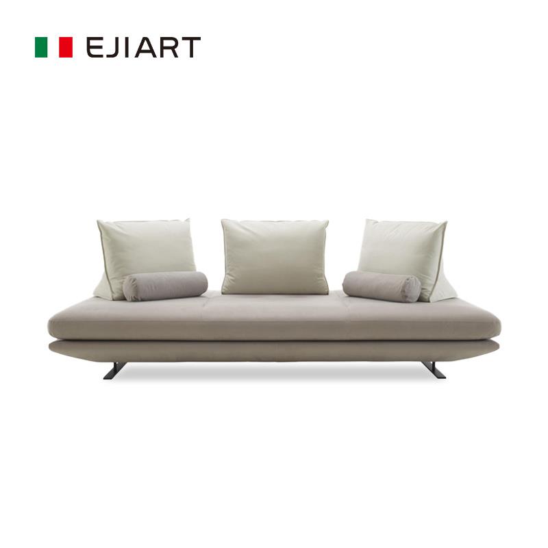 弋境prado普拉多沙发床设计师侘寂风布艺网红贵妃意式极简可移动