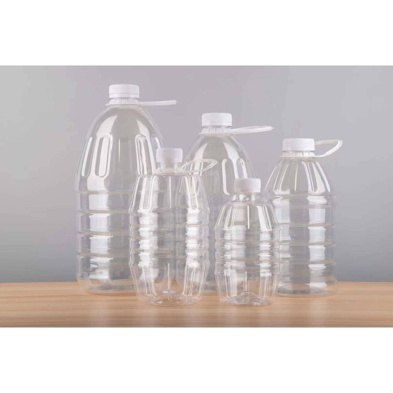 半斤至五斤装螺纹盖透明塑料酒壶酒桶酒瓶完全密封PET材质厂家直