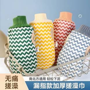 搓澡巾女士专用强力搓泥去污神器加厚双面成人男洗澡家用搓背手套