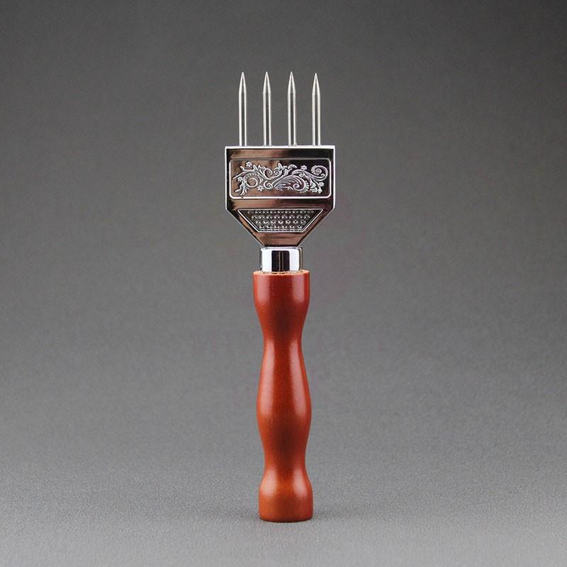 酒术日式不锈钢四叉冰锥鸡尾酒冰凿调酒师专用凿冰球开冰除冰工具