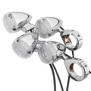 摩托车配件哈雷巡航太子车改装LED转向灯指挥灯转弯灯信号灯一套