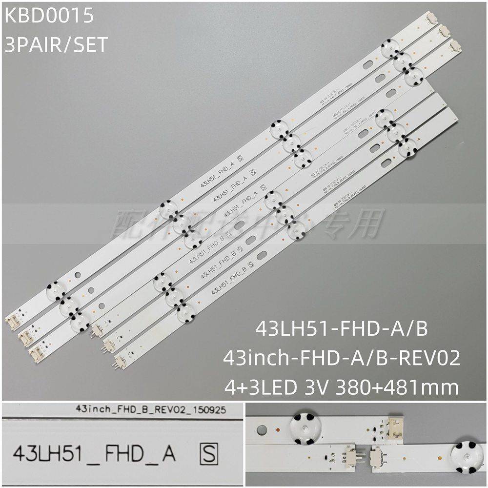 6条*43LH5100-CE 43LH51-FHD 43INCH-FHD-A/B-REV02-150925 - 实物图