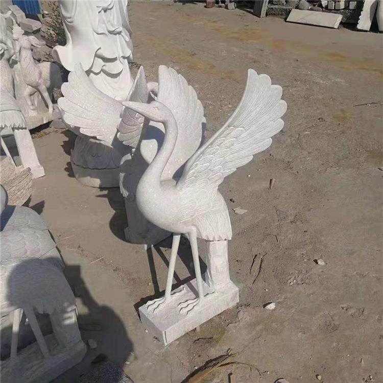 石雕鹤汉白玉鹤石头鹤摆件丹顶鹤晚霞红雕刻仙鹤,智能设备,其他智能设备,淘宝优惠券,粉丝福利购,淘宝优惠卷