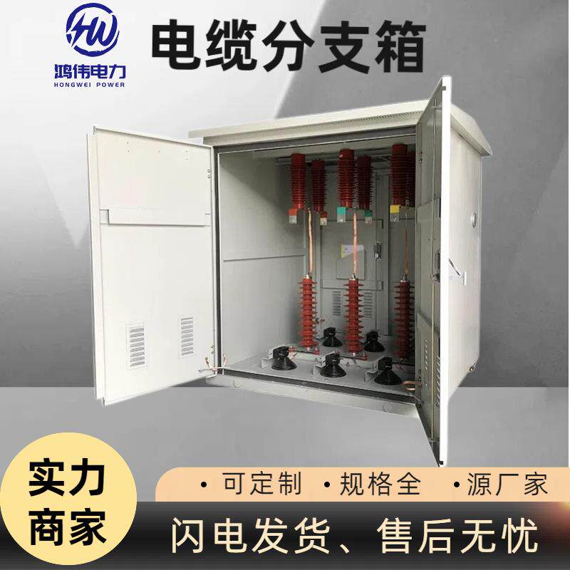 电缆分支箱欧式拔插头分接箱铜排式对接箱10KV35KV铁质不锈钢