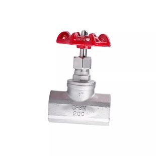 B型内螺纹4分6分高J温蒸气 4816P美式 043 316不钢丝扣截止锈阀11W