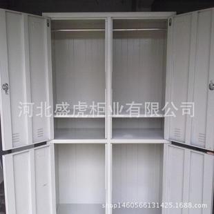 更 简白色钢制推VEL拉式 衣家用约现代不锈钢衣多柜 门灰色更衣柜