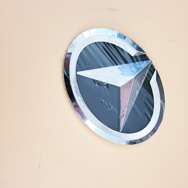 丽驰V5-Z-D征途四轮电动汽轿车前中网车标志上格栅黑网通风网