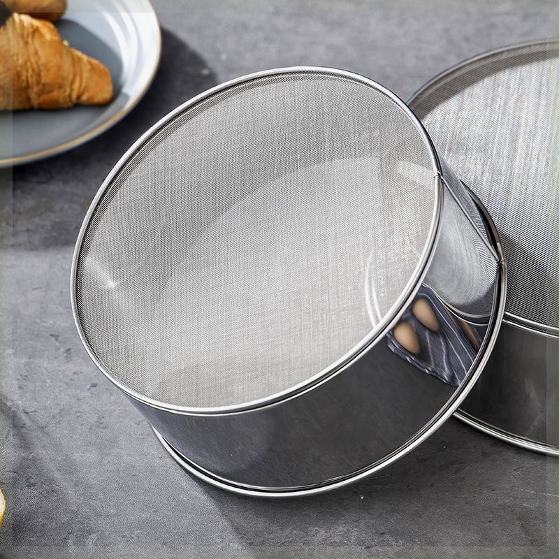 不锈钢筛子花椒面玉米面米筛面粉筛虫子家用蛋糕烘焙过滤网筛超细