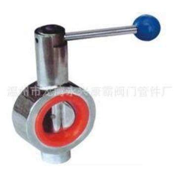 不 锈钢34 36对夹式蝶阀D71碳钢法兰软密无品牌/封蝶阀焊接1式快