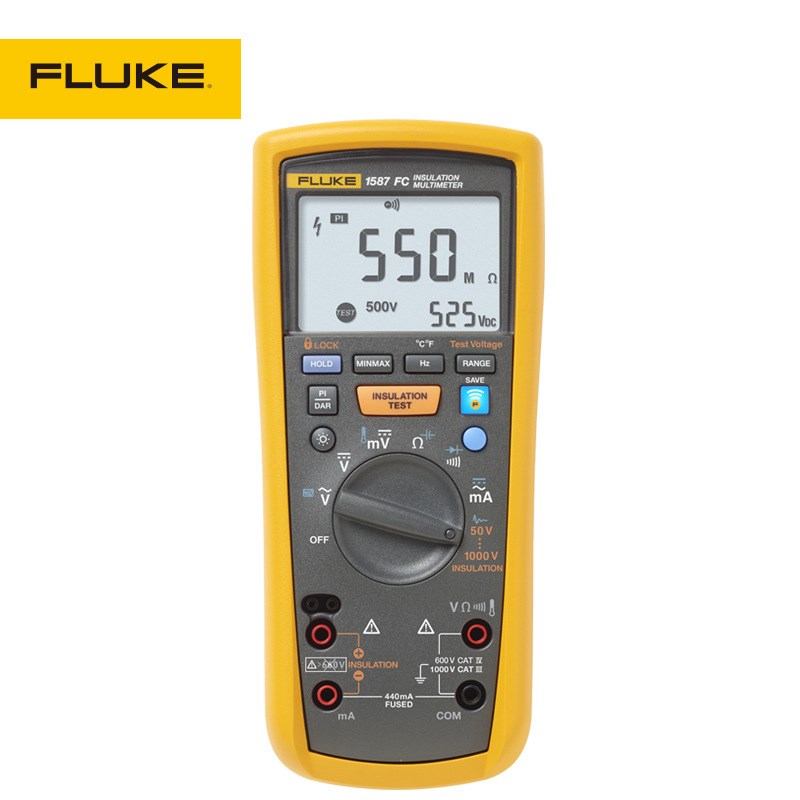 福禄克/Fluke  官方正品 1587 FC数字绝缘测试高精度万用表兆欧表