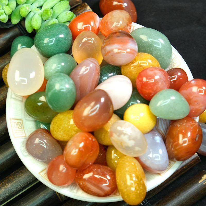 按雨花石送爸爸妈妈礼品鹅卵足底64摩垫脚底按摩器石足疗头石路家