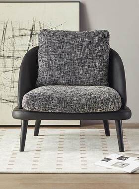 单欧AL708030轻简约懒人沙发椅奢家用阳台客厅休闲人沙发意式极简