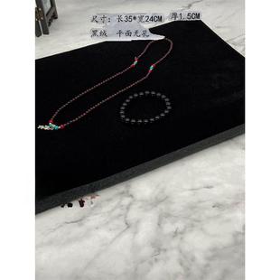 冰花绒戒指钉耳展示饰品海棉垫盒子首饰内架UXA衬黑白色位厂家