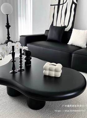 云朵几色法式黑轻奢家用客厅简XH102136约现代小型创意异型茶侘寂