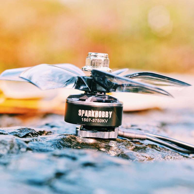 外贸精品SPARKHOBBY 1507 KV2700 KV3750无刷电机3寸小四轴涵道机