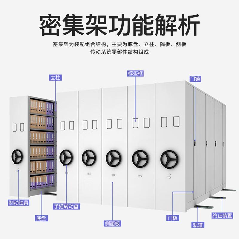 集智能密室集底图柜档案多层密柜移动抽摇屉式工程图MJ001纸手资