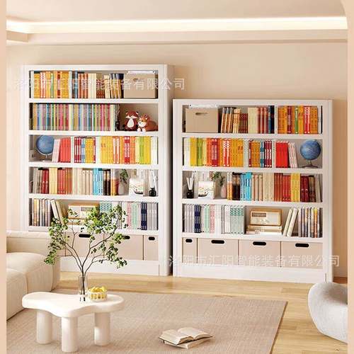 制校书架书柜图书馆学图书现代简约多层置物架厂HMG家直家具钢家