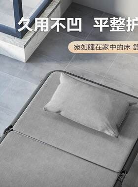 叠折硬床简易单人行军床家陪用护板ZNW床办公室午休加班多功能简
