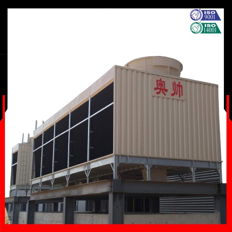 供应1500吨大型横流式冷却塔钢混结构冷却塔横流静音