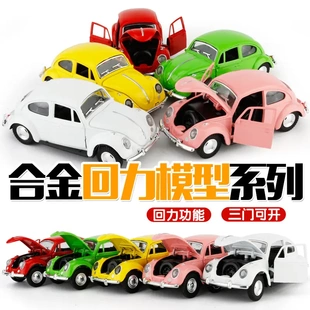 飾用品 廠批合金仿真車模型玩具甲蟲汽車生日蛋糕烘焙裝