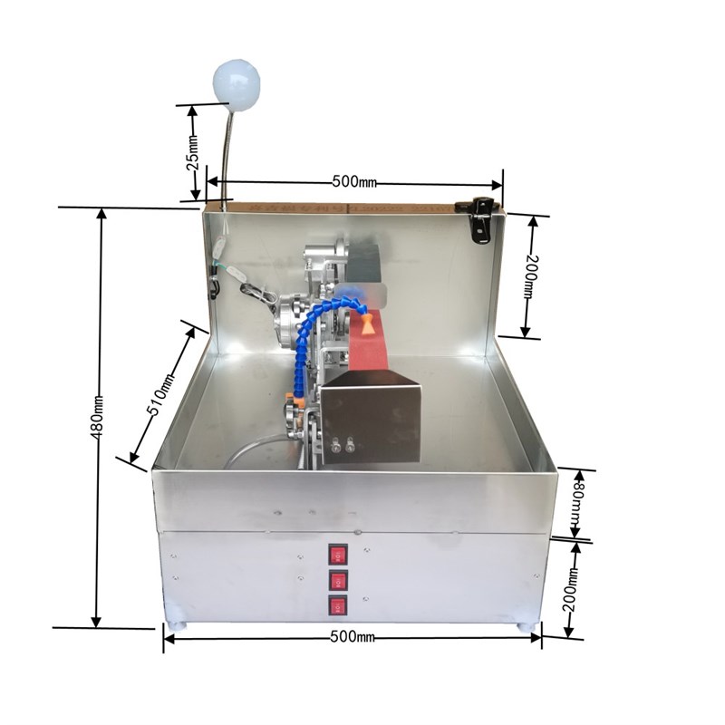 喜吉福双砂带磨刀机915小型商用水磨砂带机水冷砂带磨刀