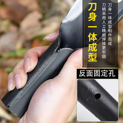 砍柴刀家用劈柴户外砍树伐木刀锰钢柴刀铬钢农用弯刀砍柴刀