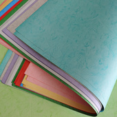 幼儿园儿童手工纸 彩色卡纸 半开大张A 平面虎皮纹纸 180克皮纹纸