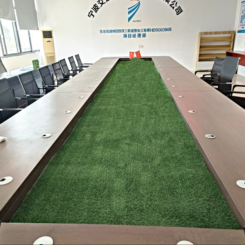 大圆桌转盘草坪坪会议桌装饰草坪超市水果店防滑垫子绿化井盖草坪