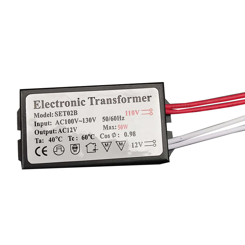 LED灯珠卤素灯电子变压器110V转12V卤钨灯50W钨丝灯射灯水晶灯g4