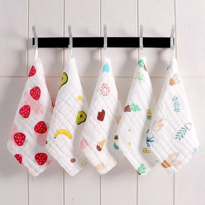 婴儿纱布毛巾洗脸纯棉宝宝口水巾超软儿童洗澡新生儿小方巾,婴童用品,口水巾,淘宝优惠券,粉丝福利购,淘宝优惠卷